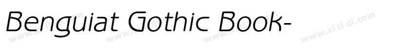 Benguiat Gothic Book字体转换